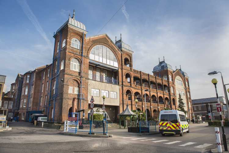Whipps Cross University Hospital main entrance, Leytonstone, London