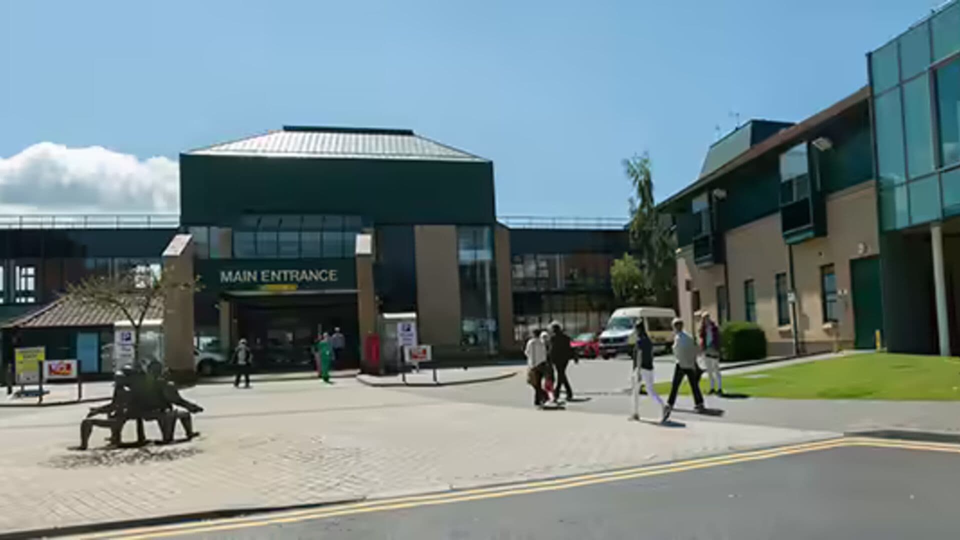 Emergency Department building at Antrim Area Hospital, Antrim, County Antrim