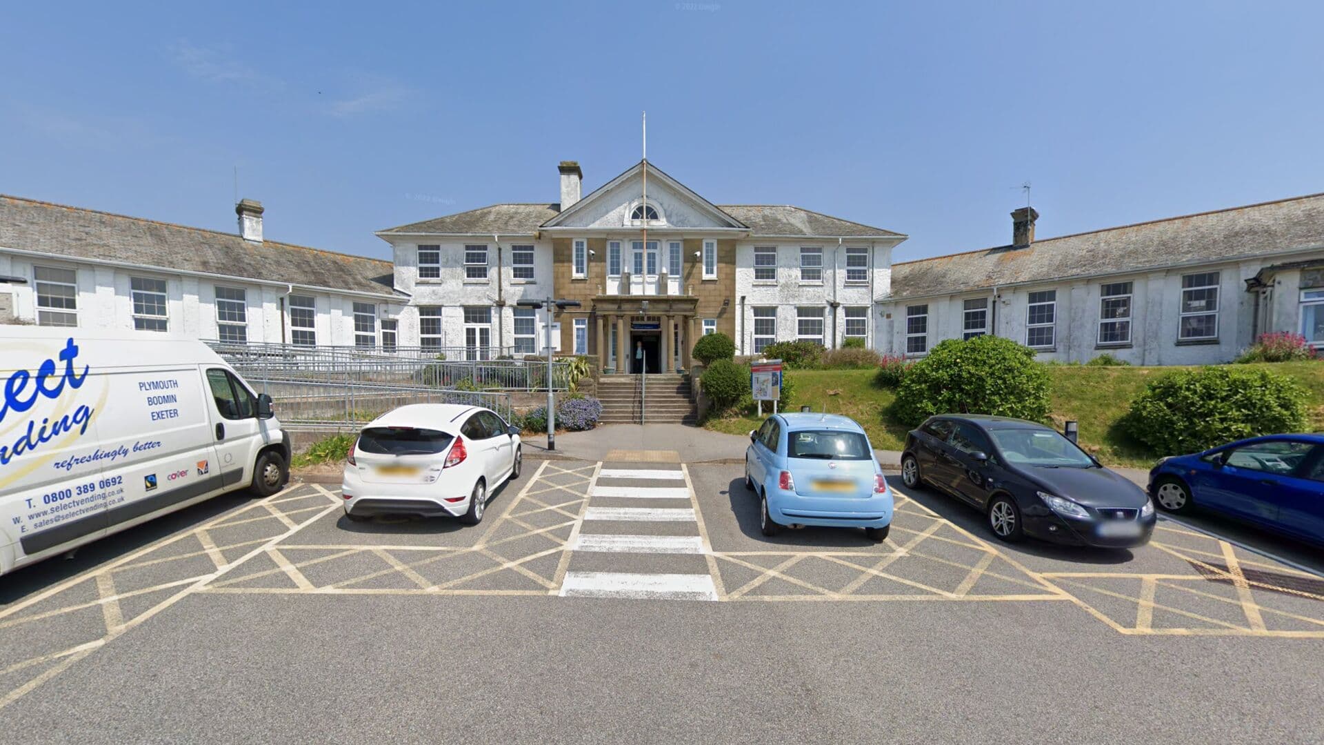 Falmouth Community Hospital, home of the Falmouth Minor Injury Unit, Cornwall