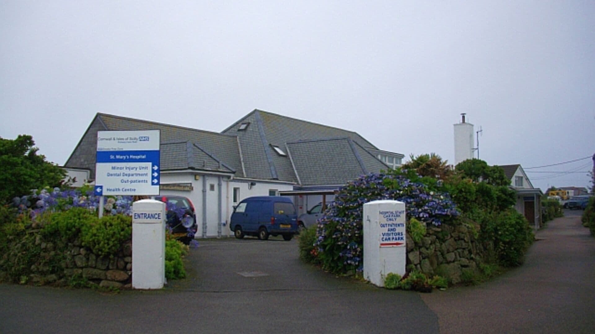 St Mary's Community Hospital, home of the Isles of Scilly Minor Injury Unit