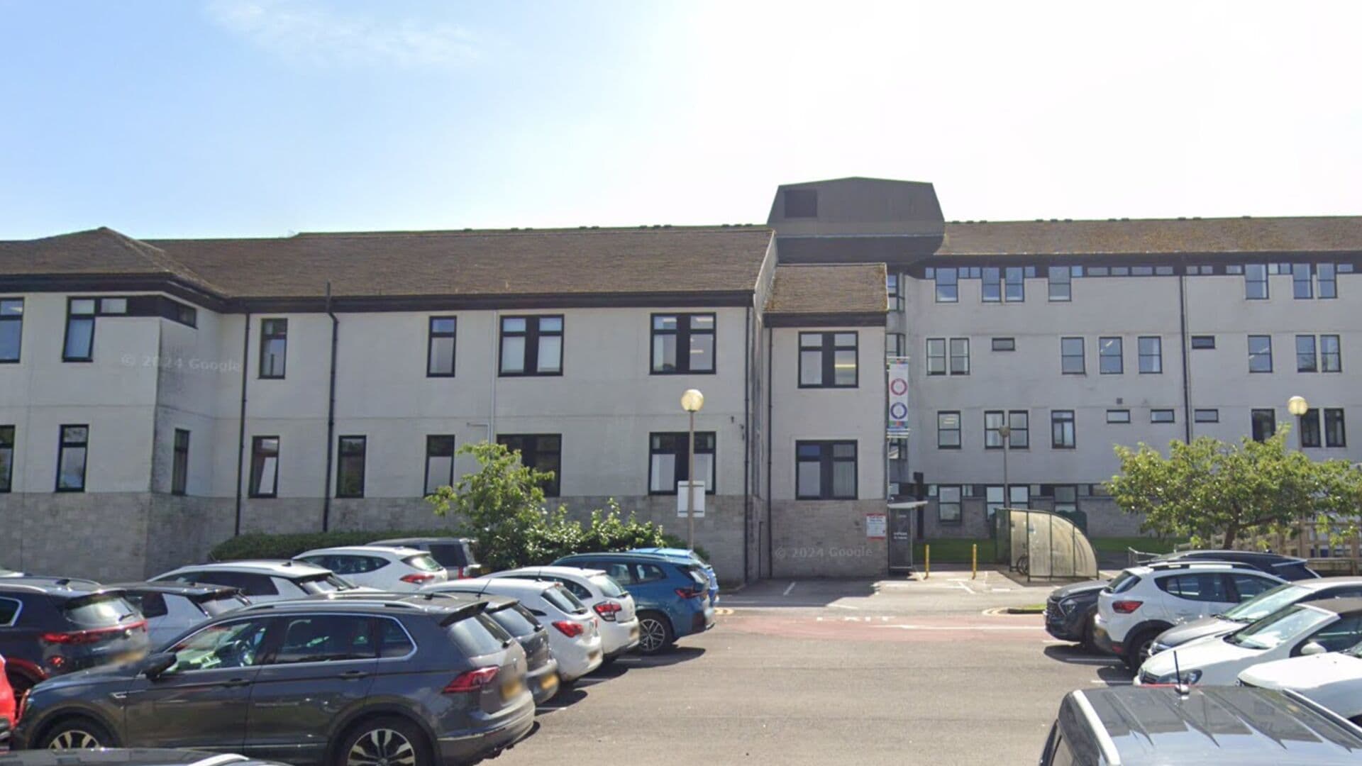 Main building of Westmorland General Hospital Urgent Treatment Centre, Kendal, Cumbria