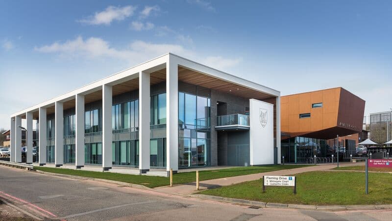 Milton Keynes University Hospital — Children's A&E entrance